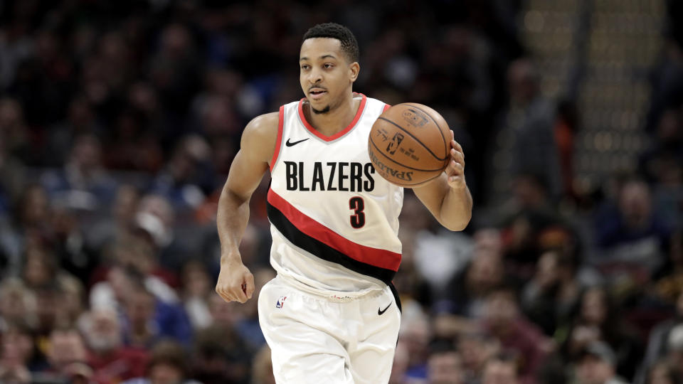 Portland Trail Blazers’ guard C.J. McCollum has become one of the NBA’s most lethal offensive threats. (AP)