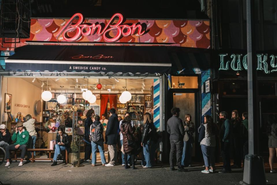 BonBon, a Swedish confectionery on the Lower East Side that’s open until midnight, has become an unlikely nightlife hot spot. Stephen Yang