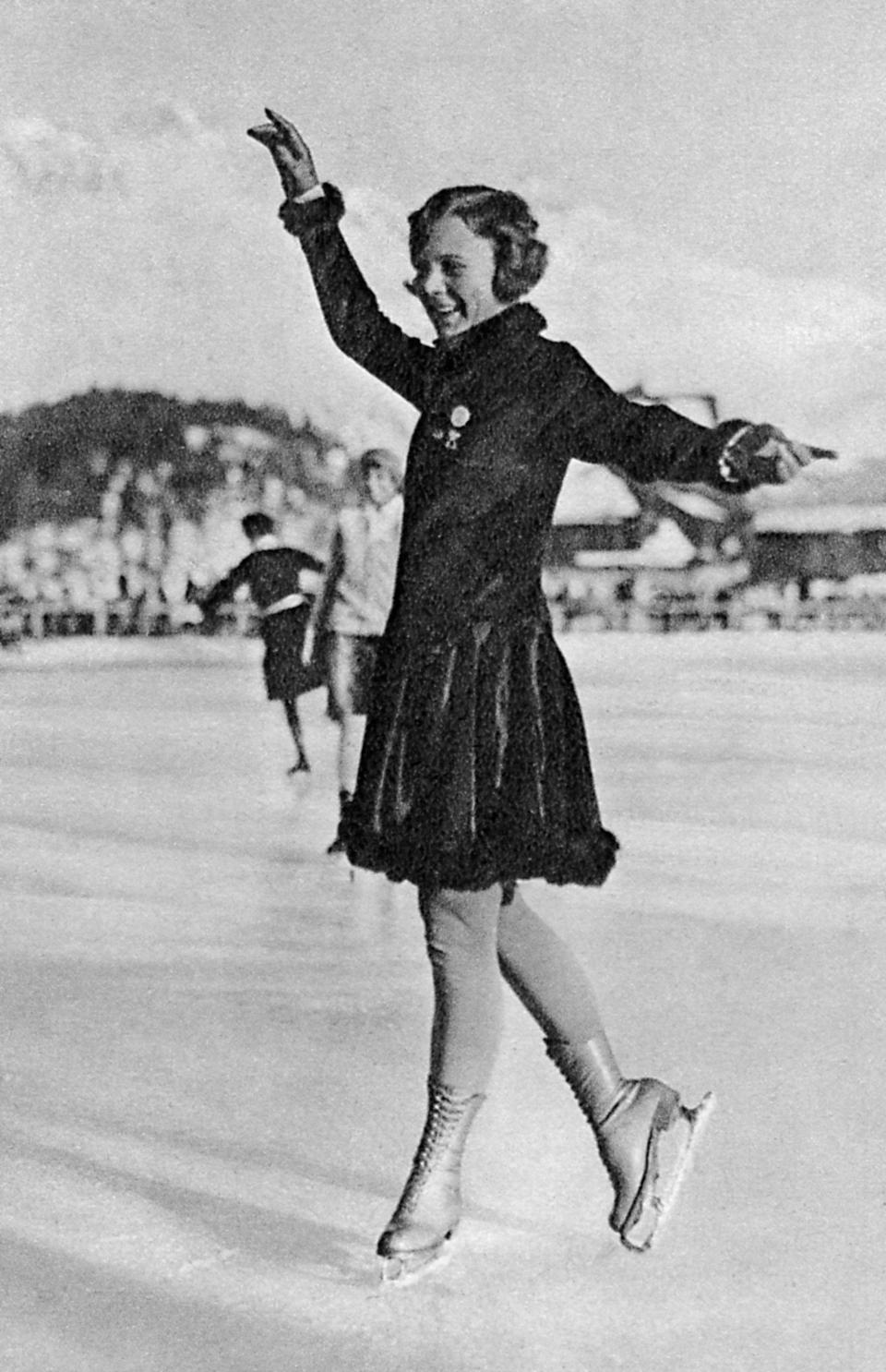 Gold medalist Sonja Henie