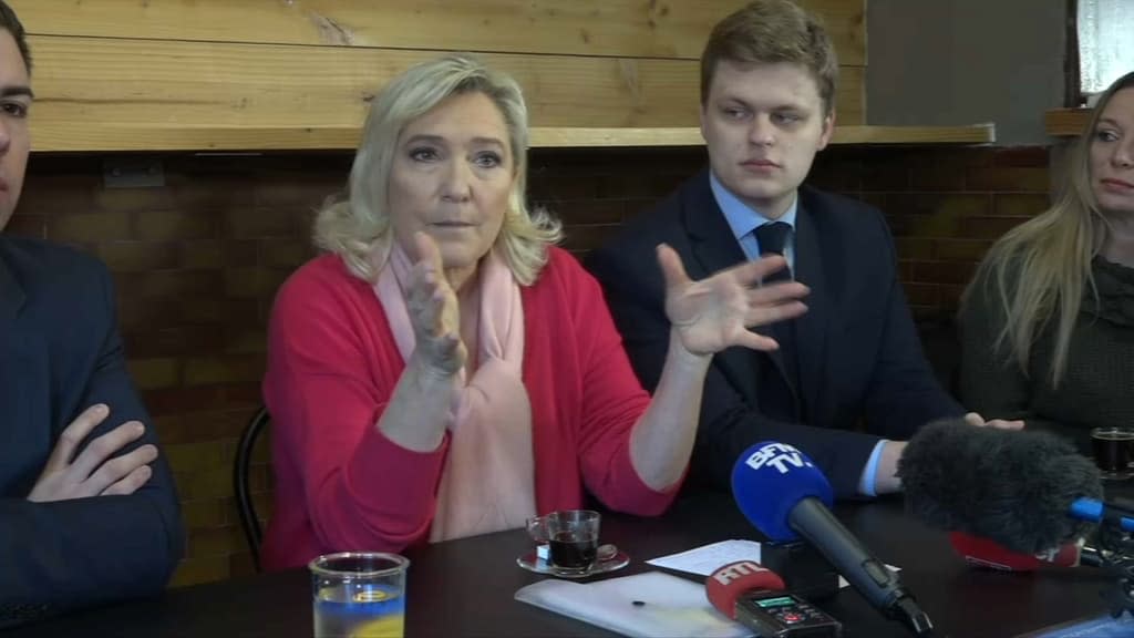 Marine Le Pen le 26 janvier 2023 - BFMTV