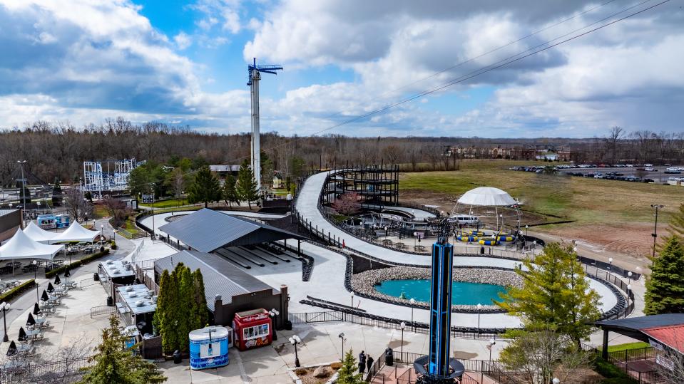 The Indy SkyTrack at C.J. Barrymore's family entertainment center in Clinton Township.