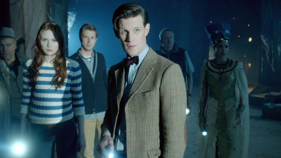 DOCTOR WHO, l-r: Karen Gillan, Arthur Darvil, Matt Smith