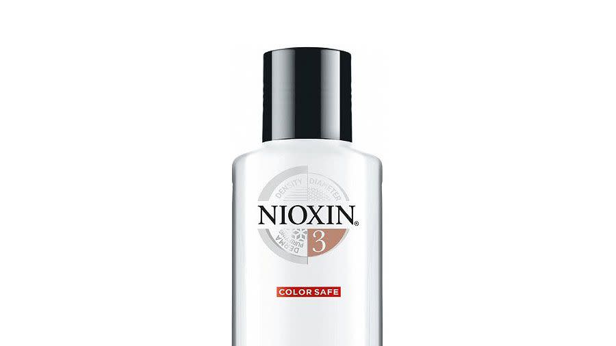 A bottle of Nioxin Cleanser Shampoo, System 3