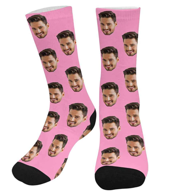 12) Custom Face Socks