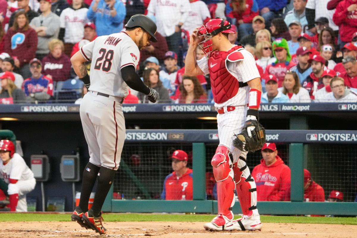 Phillies fans relieved after surviving late fightback from Diamondbacks in  NLCS Game 1 - Thanks for nearly giving me a heart attack