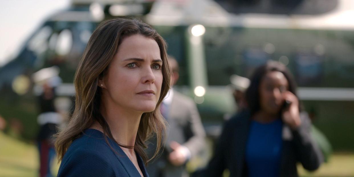 the diplomat keri russell as kate wyler in episode 103 of the diplomat cr courtesy of netflix © 2023