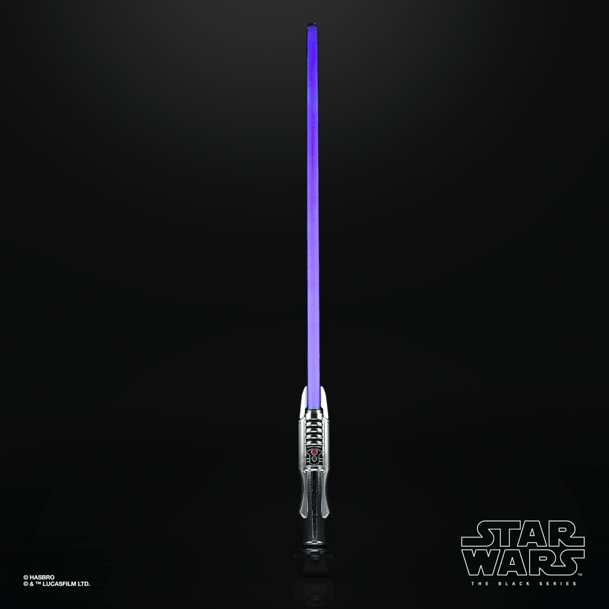 The 'Star Wars' Black Series Darth Revan Force FX Elite Lightstaber can change colors. (Photo: Hasbro)