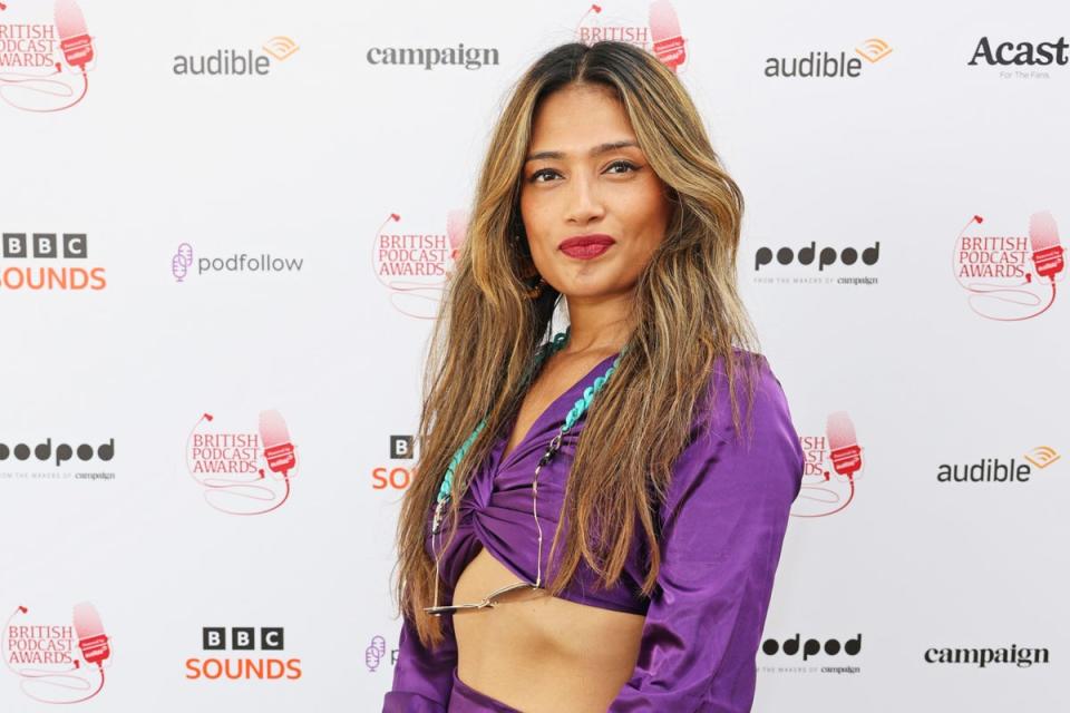 The British Podcast Awards 2022: LONDON, ENGLAND - JULY 23: Poppy Jay attends The British Podcast Awards 2022 in Kennington Park on July 23, 2022 in London, England. (Dave Benett)