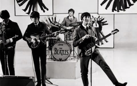 The Beatles in A Hard Day's Night (1964) - Credit: Film Stills