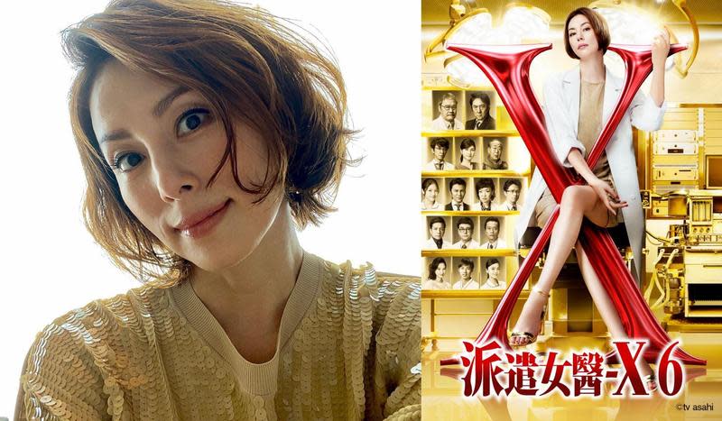 米倉涼子在《派遣女醫-x》飾演大門未知子，已成為經典角色。（左翻攝自米倉涼子IG、WAKUWAKU JAPAN提供）