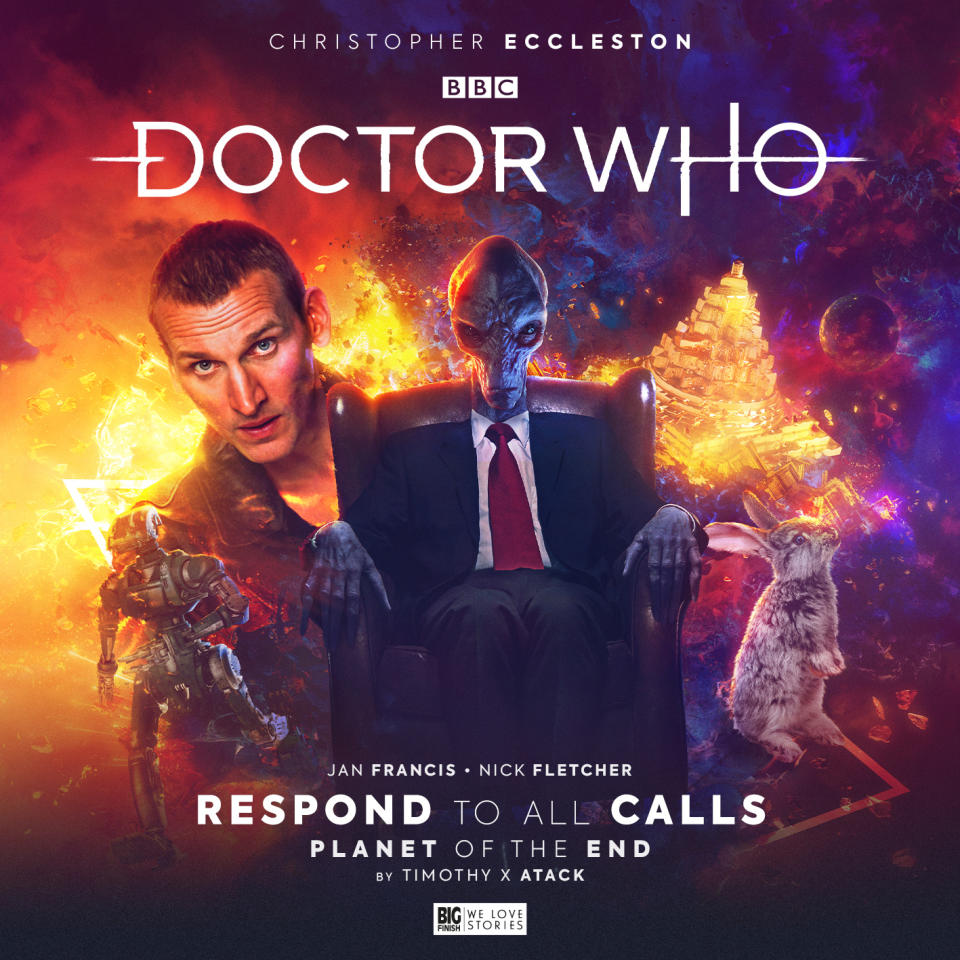 Cover art for Doctor Who Big Finish Respond to all Calls story featuring Christopher Eccleston