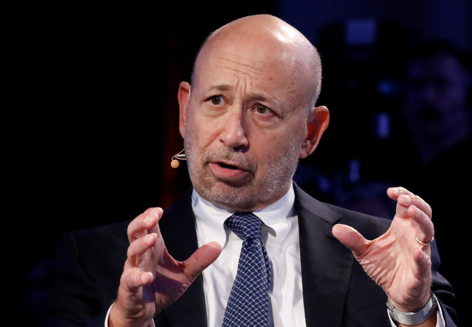 Goldman Sachs Chairman and CEO Lloyd Blankfein. REUTERS/Brendan McDermid/File Photo