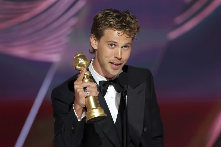 Austin Butler (aquí con el Globo de Oro) sueña con un nuevo premio que podría abrirle todavía más el camino hacia el Oscar  