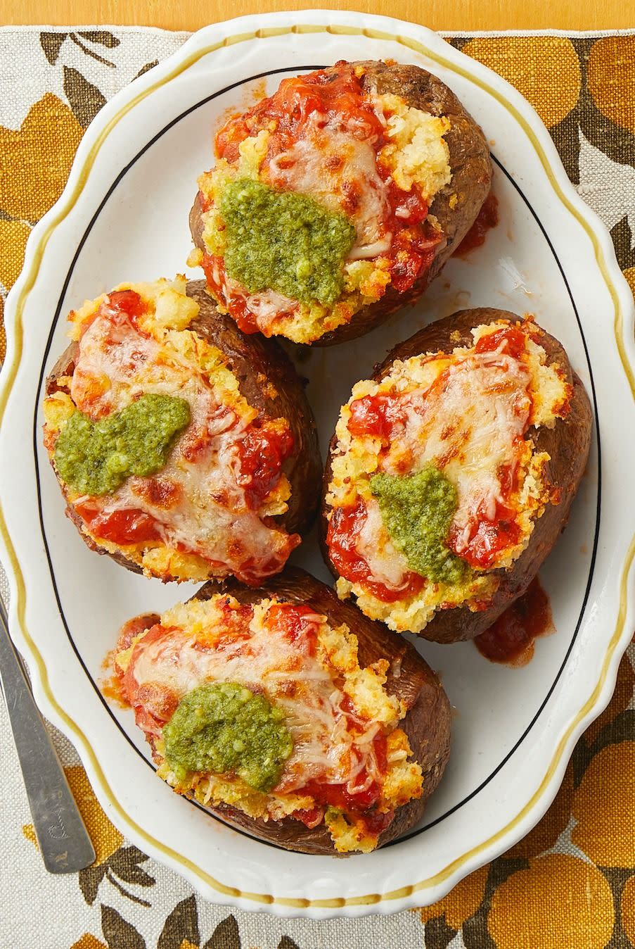 recipes with pesto pizza baked potatoes