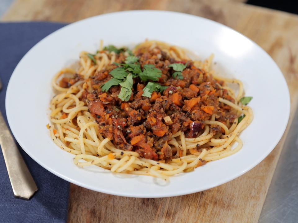 Vegan Spaghetti Bolognese