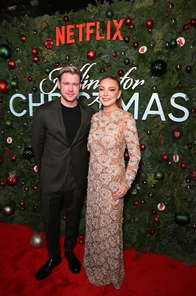 <p>It was truly a Christmas miracle for all the Lindsay fans this year. Having launched in November 2022, Lohan starred in Netflix’s Falling for Christmas after living a quieter life for the past decade. Lohan and her co-star Chord Overstreet (pictured) celebrated their film during a screening with the cast and crew in New York. The warm-hearted holiday film was the perfect project for the actress to get back on her feet. Some may feel as if she’s lived nine lives, but we think our girl is on her way to a comeback!</p>