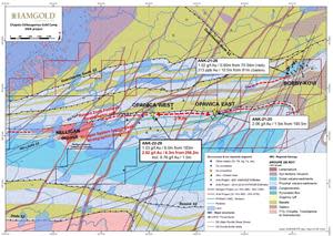 Anik property – Summary of the 2021-2022 drilling campaign