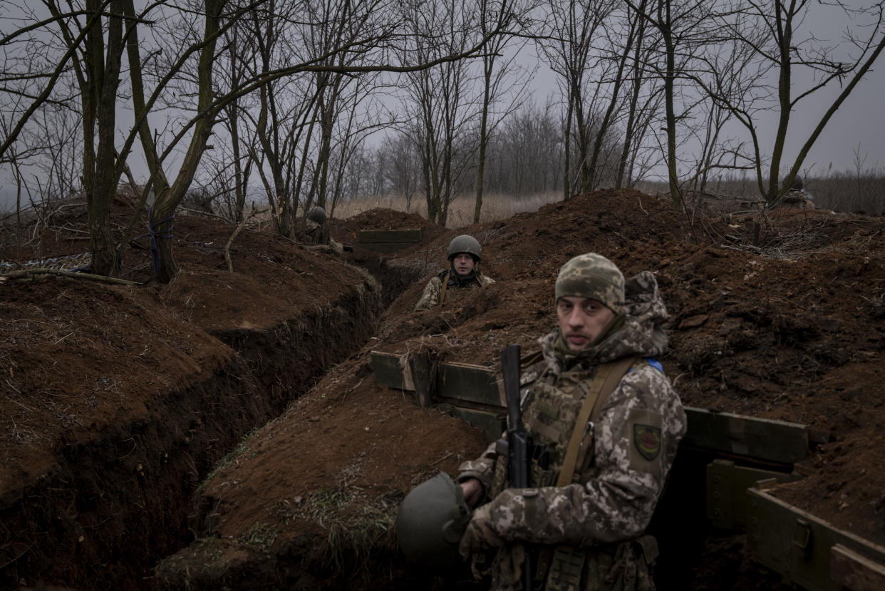 La Planta Eléctrica Nuclear de Zaporiyia vista desde el otro lado del río Dniéper desde la ciudad ucraniana de Nikopol, el 29 de julio de 2022. (David Guttenfelder/The New York Times)
