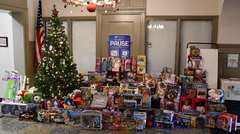 Some of the toys were donated to Sewickley Academy's toy drive during the 2023 Christmas season.