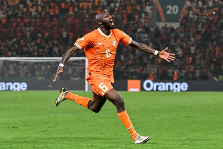 Seko Fofana put the Ivory Coast ahead in a 2026 World Cup qualifying victory over Gabon. (Issouf SANOGO)