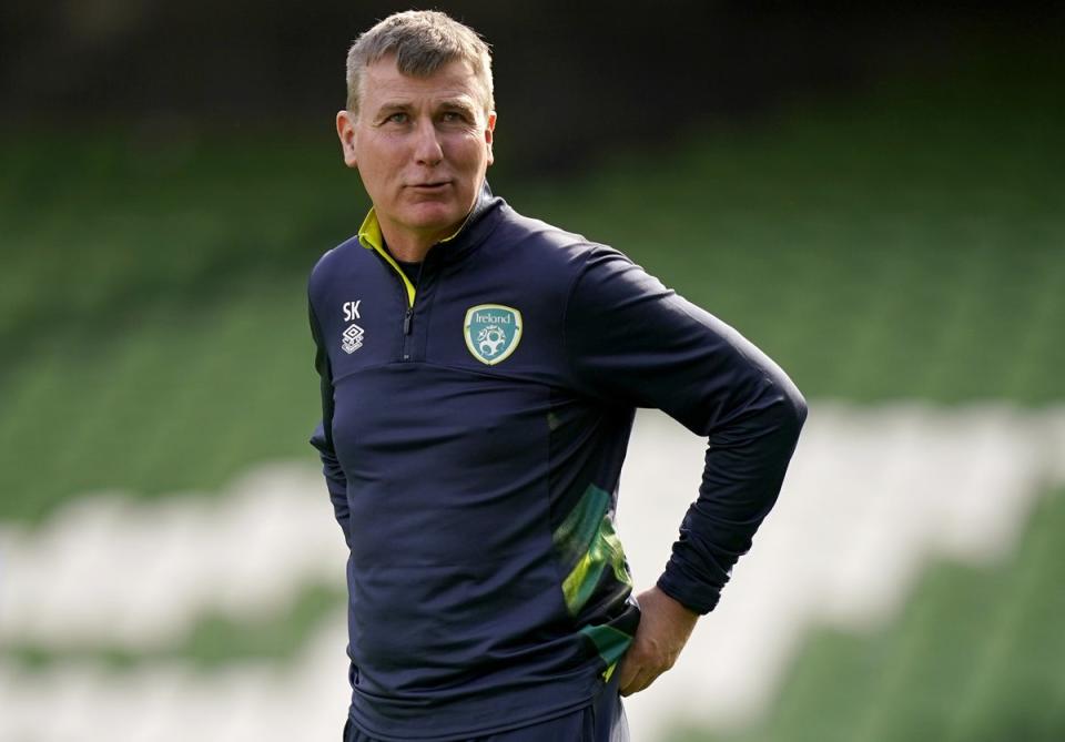 Republic of Ireland manager Stephen Kenny is confident there is more to come from his team (Niall Carson/PA) (PA Wire)