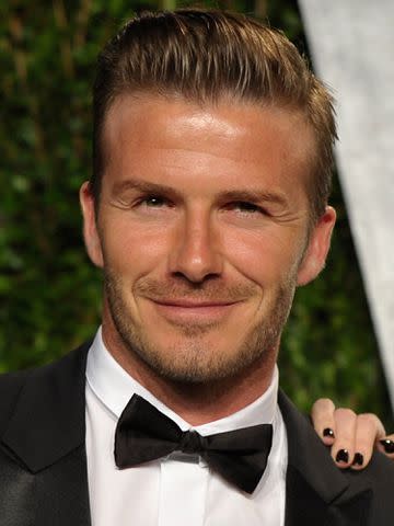 John Shearer/WireImage David Beckham arrives at the 2012 Vanity Fair Oscar Party on February 26, 2012, in West Hollywood, California.