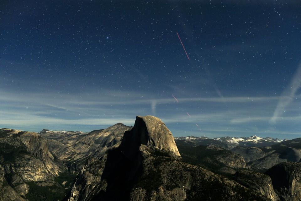 Half Dome against the sky