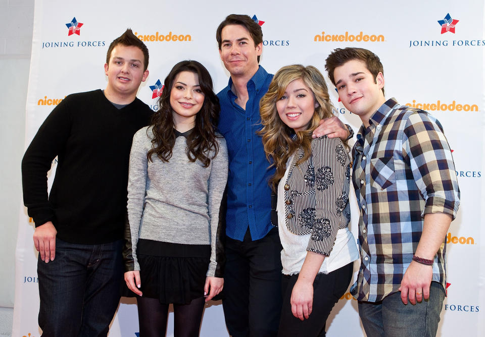 The cast of "iCarly"