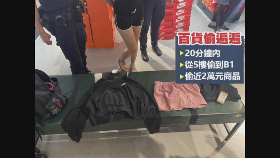 女賊竊近2萬元專櫃保養品　竟向警辯稱「拿贈品」