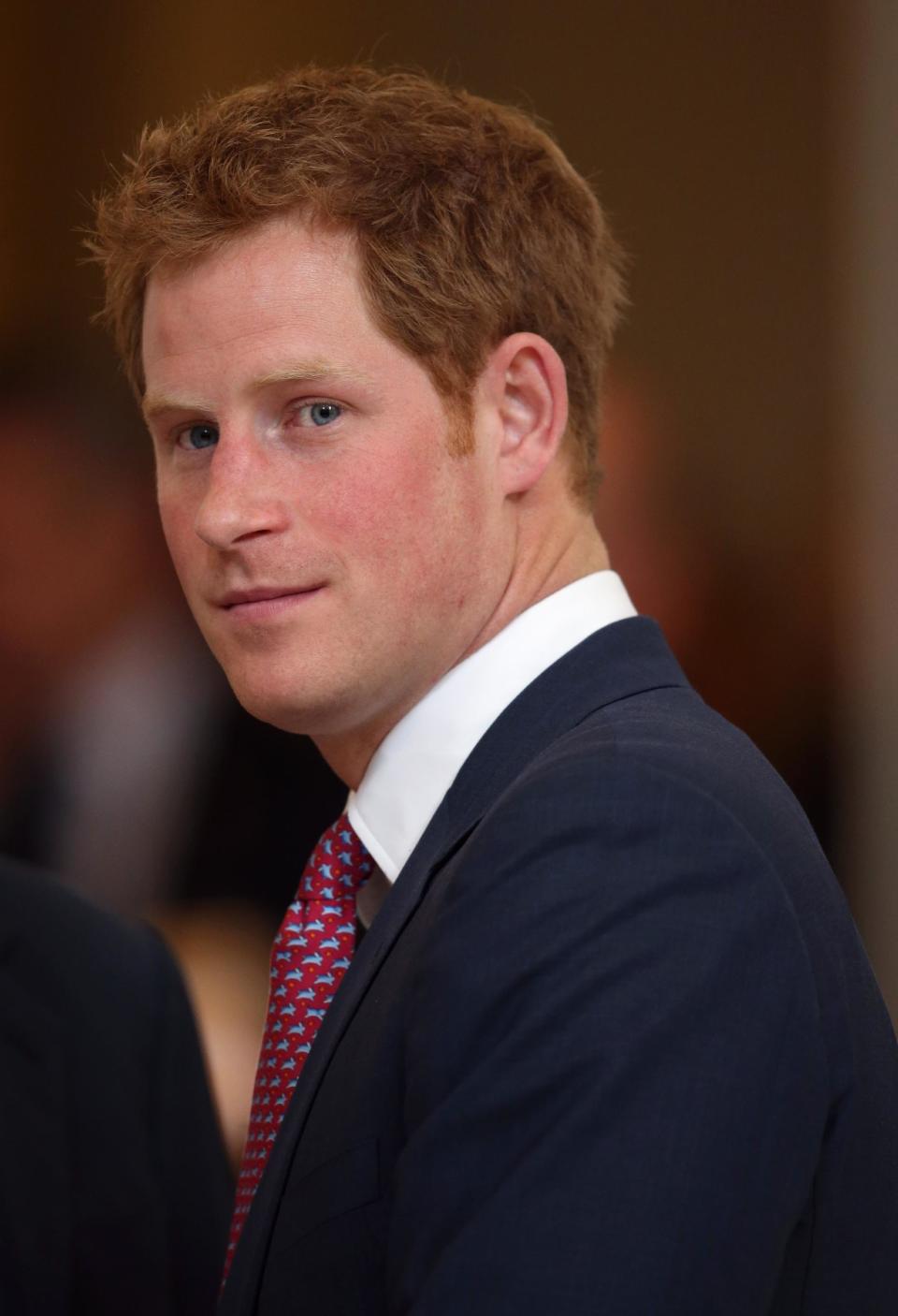 Prince Harry surprised mothers and children who had been invited to the White House to make gifts for their military mothers ahead of Mothers Day, celebrated in America on the second Sunday of May (PA)