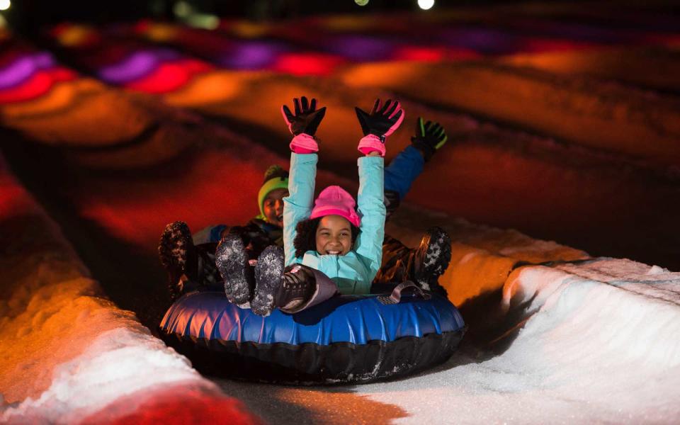 Galactic Snowtubing at Camelback Resort: Tannersville, Pennsylvania