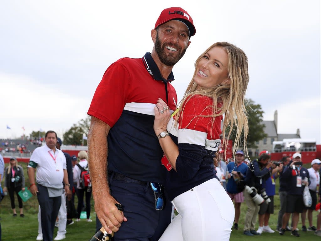 Paulina Gretzky and Dustin Johnson get married  (Getty Images)