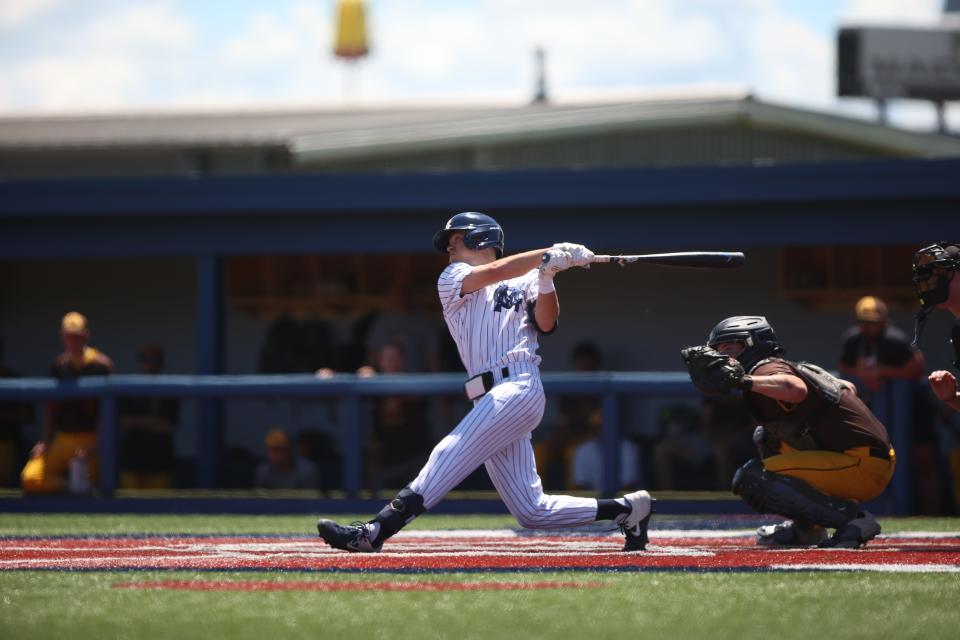 Marietta's Trent Castle was 5-for-11 hitting in three games of the OAC Tournament, and his three runs and three RBIs helped the Pioneers win the title.