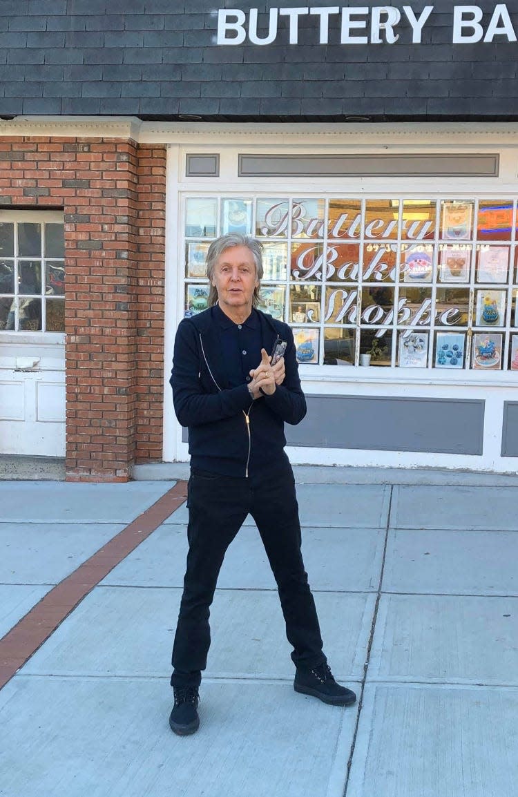 Paul McCartney in Metuchen, New Jersey, on Feb. 23.