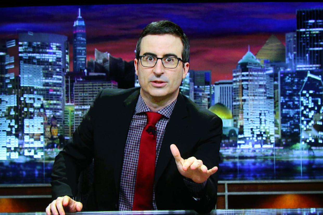 John Oliver has been scrubbed from a social media platform in China: Getty Images