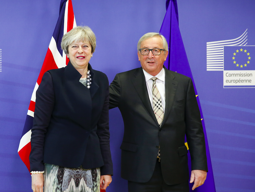 British prime minister Theresa May and European Commission president Jean-Claude Juncker failed to reach a deal this week (Picture: Rex)