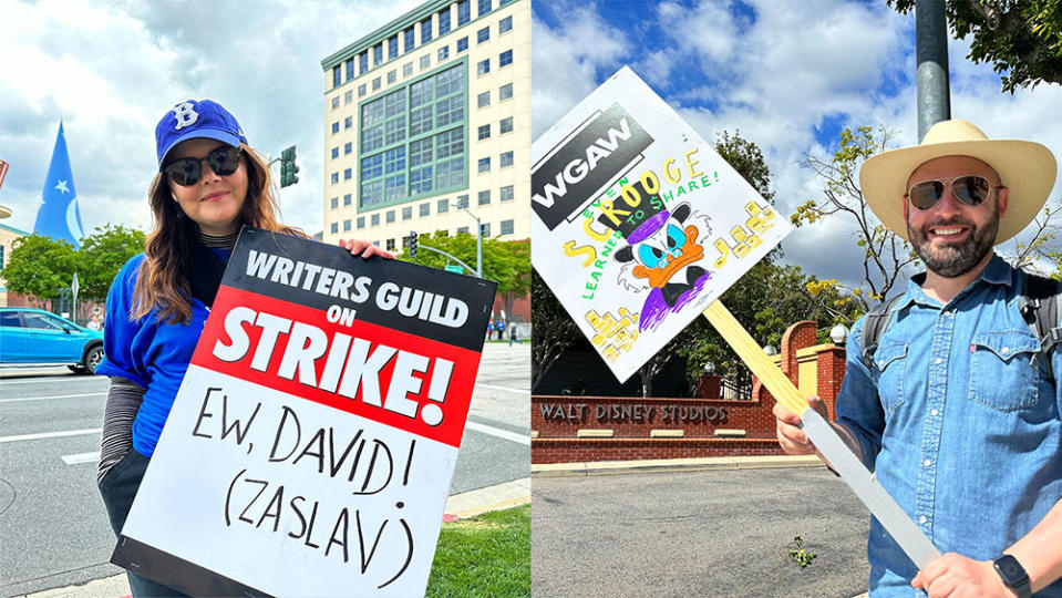 WGA Strike Signage