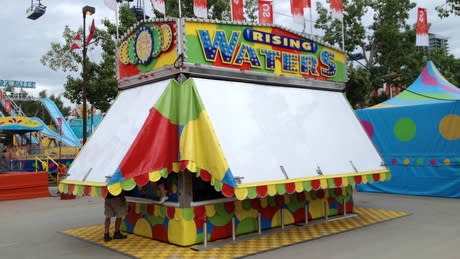 To the relief of many Calgarians, the flood waters that covered much of the Calgary Stampede ground have receded and 'The Greatest Show on Earth' is ready to kick off. Sneak-a-Peek will begin Thursday and the event will officially begin with the parade Friday. 