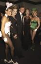 <p>Donald Trump and playmates celebrate 45 years of <em>Playboy</em> at the Life Club in New York City, Dec. 3, 1998. (Photo: Richard Corkery/NY Daily News Archive via Getty Images) </p>