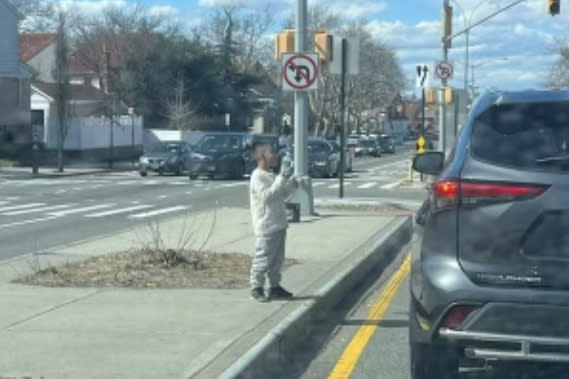 Shocking photos taken by staffers at Councilwoman Joann Ariola’s office this week show kids peddling on major thoroughfares in southeast Queens.