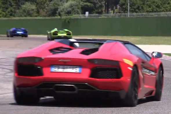 Lamborghini Aventador track day