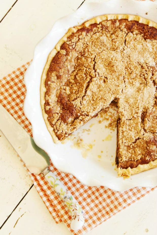 <p><a href="https://www.recipegirl.com/shoofly-pie/" rel="nofollow noopener" target="_blank" data-ylk="slk:Recipe Girl;elm:context_link;itc:0;sec:content-canvas" class="link ">Recipe Girl</a></p>