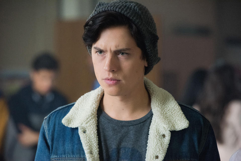 <div><p>"<i>Riverdale</i> is super cringey with it's musical episodes, but yet, I still love it. No guilt over here."</p><p>—<a href="https://www.buzzfeed.com/zandisilekhetwayo14" rel="nofollow noopener" target="_blank" data-ylk="slk:zandisilekhetwayo14;elm:context_link;itc:0;sec:content-canvas" class="link ">zandisilekhetwayo14</a></p><p>"It’s utter trash, but still somehow enjoyable trash. The storylines are wild and cringey, especially Archie and Veronica’s arcs; Anytime they even come on screen, I’m dying inside, yet I still watch each and every episode."</p><p>—<a href="https://www.buzzfeed.com/frand4e18730ec" rel="nofollow noopener" target="_blank" data-ylk="slk:frand4e18730ec;elm:context_link;itc:0;sec:content-canvas" class="link ">frand4e18730ec</a></p></div><span> CW Network / Courtesy Everett Collection</span>