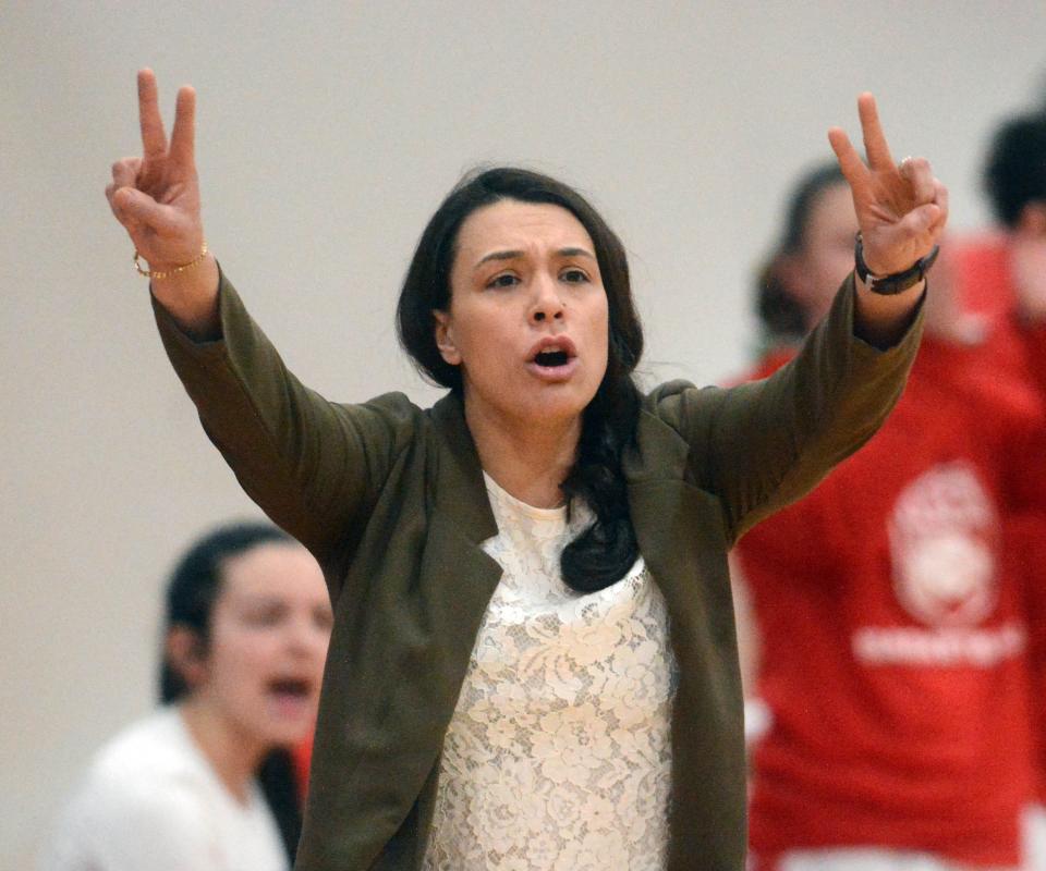 NFA girls basketball coach Courtney Gomez guided the Wildcats to an ECC championship victory in her first season at the helm.