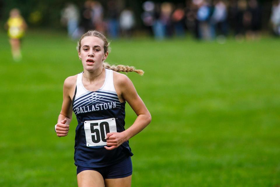 Dallastown's Neila Granger won the YAIAA cross country meet in October and has the fastest 1600 time this track season.