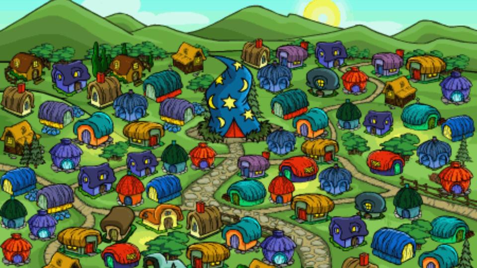 A map of Neopia in Neopets