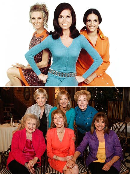 THE CAST OF THE MARY TYLER MOORE SHOW