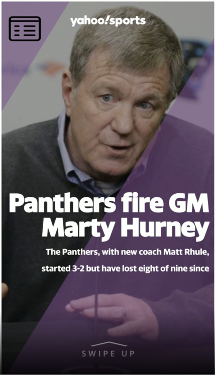 Panthers fire GM Marty Hurney