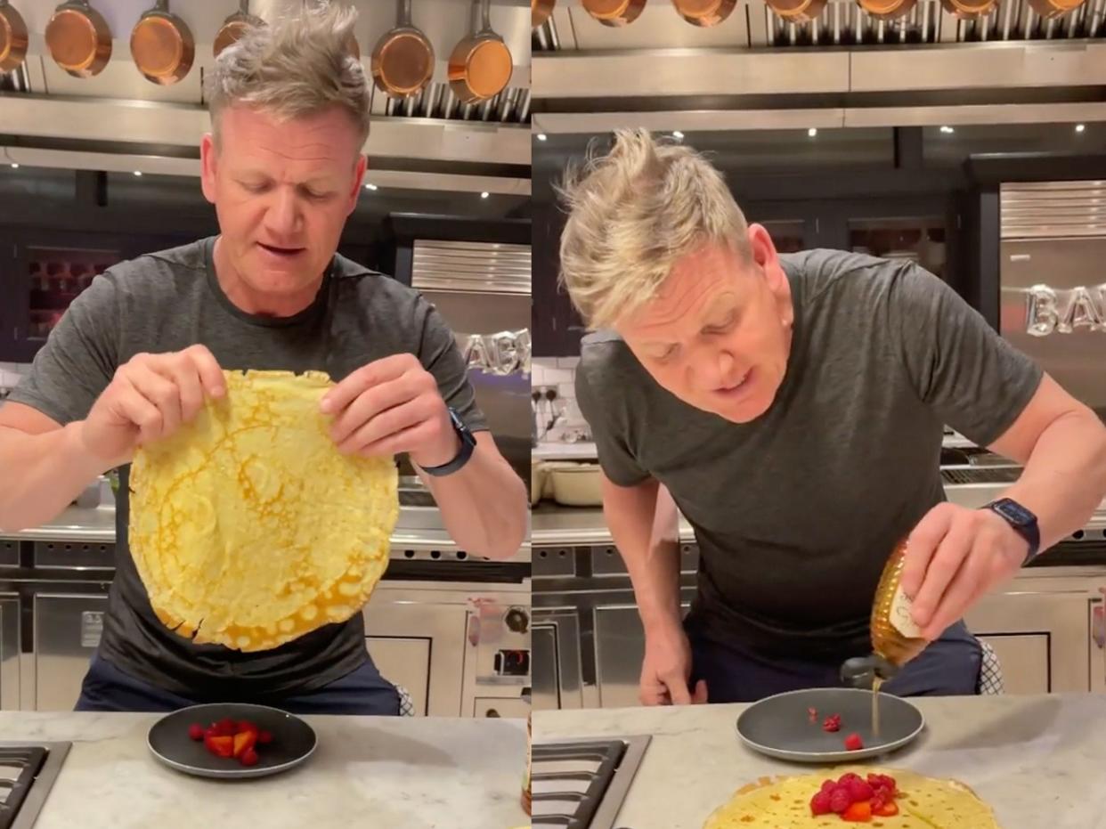 Gordon Ramsay pancake