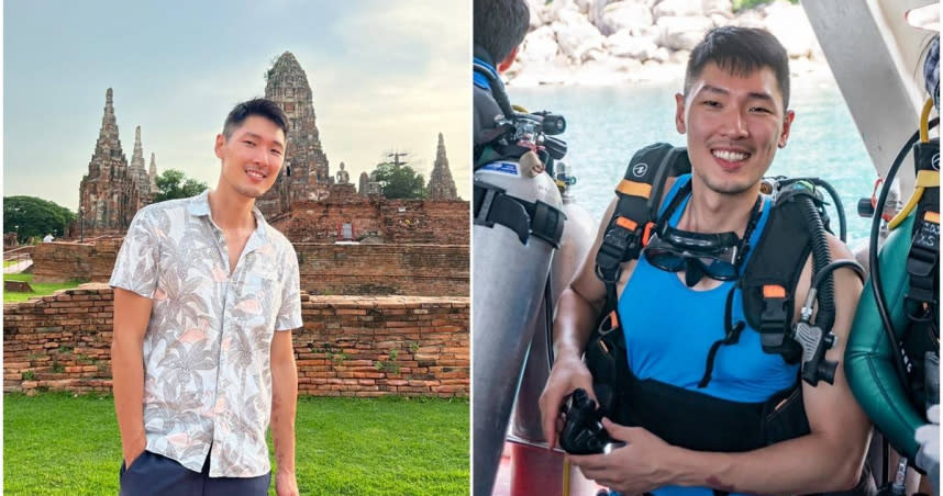 演員姜康哲6月國際疫情趨緩後，受邀到泰國旅遊，體驗當地生活並響應世界海洋日活動。（圖／姜康哲提供）